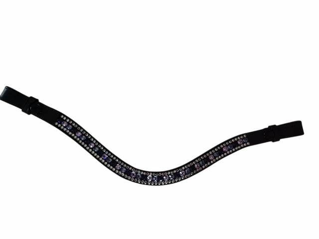 Frontal Strass La Cavalerie - La Cavalerie - Cuir v&eacute;ritable