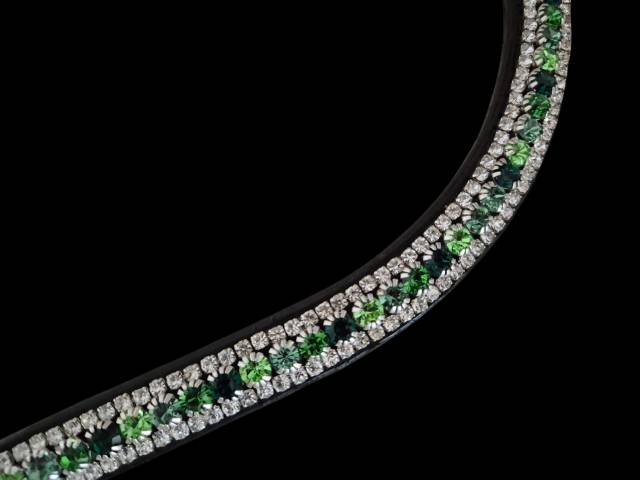 Frontal Strass La Cavalerie - La Cavalerie - Cuir v&eacute;ritable