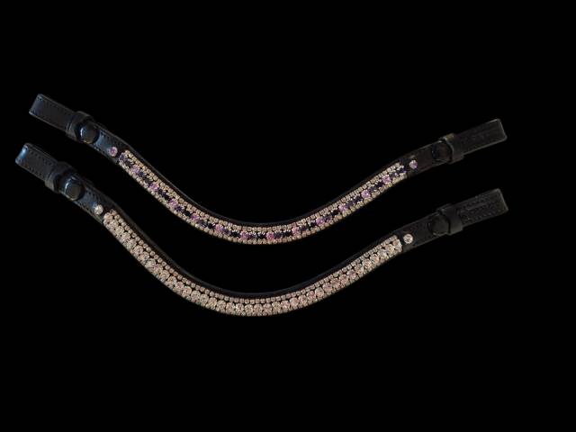 Frontal Strass La Cavalerie - La Cavalerie - Cuir v&eacute;ritable
