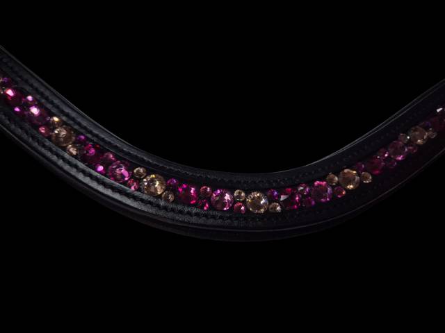 Frontal Strass La Cavalerie - La Cavalerie - Cuir v&eacute;ritable