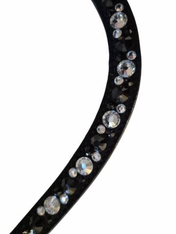 Frontal Strass La Cavalerie - La Cavalerie - Cuir v&eacute;ritable