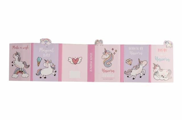 Carnet de Notes Repositionnables Licorne - HKM - 120 Feuillets