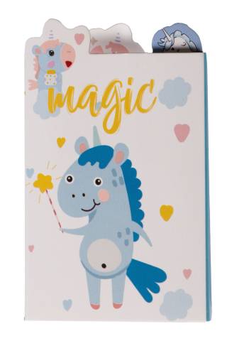 Carnet de Notes Repositionnables Licorne - HKM - 120 Feuillets