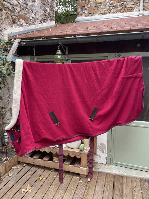 Couverture chaude cheval 