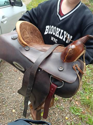 Selle western Decathlon 