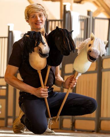 Hobby Horse Nalanta - QHP - Pelage doux et crini&egrave;re &agrave; coiffer