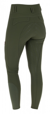 Pantalon d'&Eacute;quitation Taille Haute Fond Int&eacute;gral - Covalliero - Grip silicone