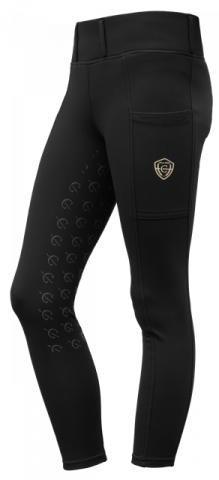Legging d'&Eacute;quitation Hiver Enfant Fond Int&eacute;gral - Covalliero - Stretch 4 Sens