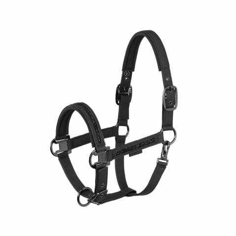 Licol Faux Leather Jewel Platinum - Eskadron - Cuir synth&eacute;tique