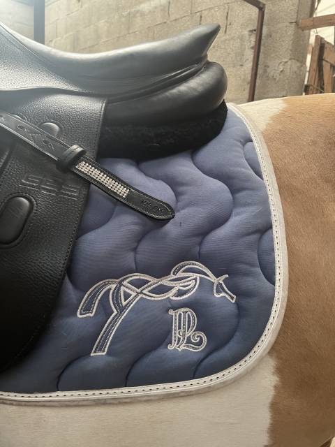 Tapis de selle Pénélope le Prévost Bleu