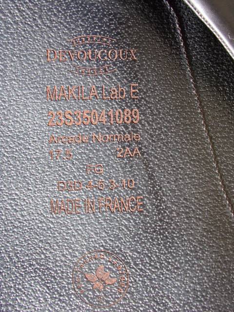 Selle Dressage Devoucoux Makila Lab E 17'5