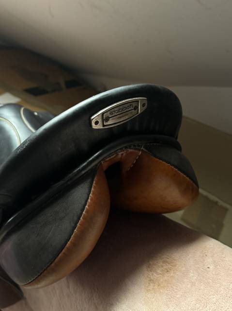 Selle Stubben Romanus mixte obstacle bi-color noir / fe