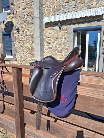 Selle dressage zaldi passage 17&rsquo;&rsquo;