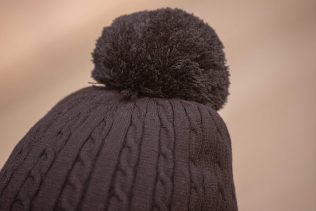 Bonnet Virgie - PENELOPE COLLECTION - Maille fine et pompon