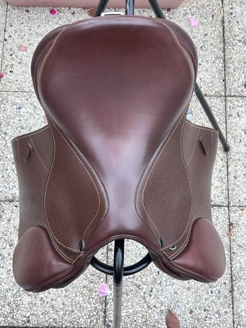 Selle mixte Time Rider (2025) &ndash; Cuir Havane 16.5&nbsp; 