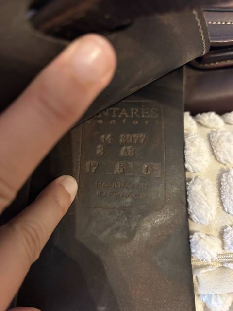 Selle antares confort 17,5 pouces tr&egrave;s bon &eacute;tat 