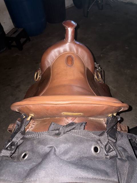 Selle cathare grand confort randonn&eacute;e Cheval Paradis 