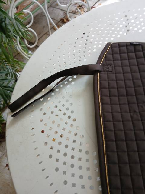 Tapis Dressage Cheval Marron/Chocolat
