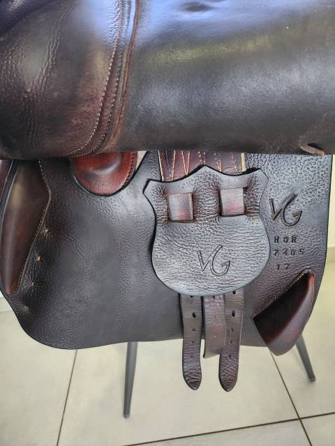 Selle mixte cuir 17.5 pouces Vincent Gaffet 