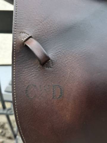 Selle CWD 17 pouces - cuir marron 