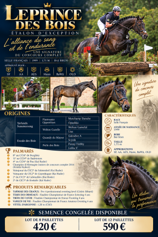 Leprince des bois : semence congelĂ©e â leprince des bois |