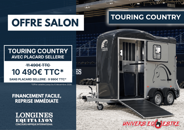 Van cheval liberté gold touring country- 2 places