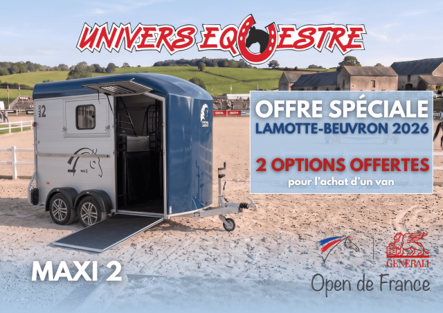 Van maxi 2 cheval liberte - nouveaute