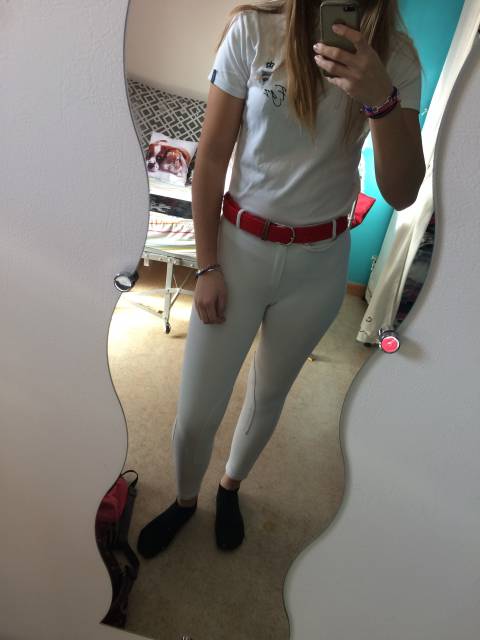 Pantalon blanc de concours