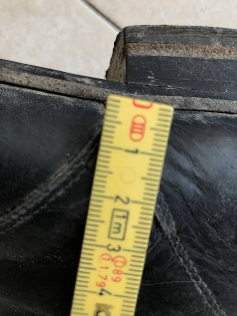 bottes noire cuir véritable italien pointure 40