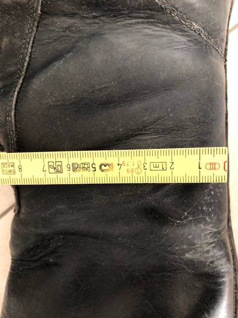 bottes noire cuir véritable italien pointure 40