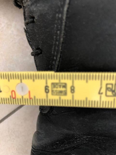 bottes noire cuir véritable italien pointure 40