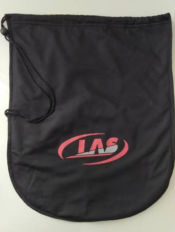 Bombe LAS Cross taille 55 + Housse + Casaque noire