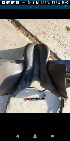 Selle norton maron taille 17