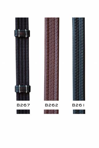 Rênes en tissu 16mm avec arrêtoires