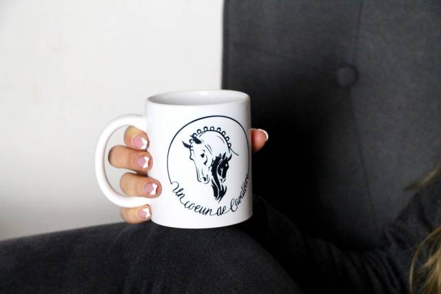 Mug Un Coeur de Cavalière