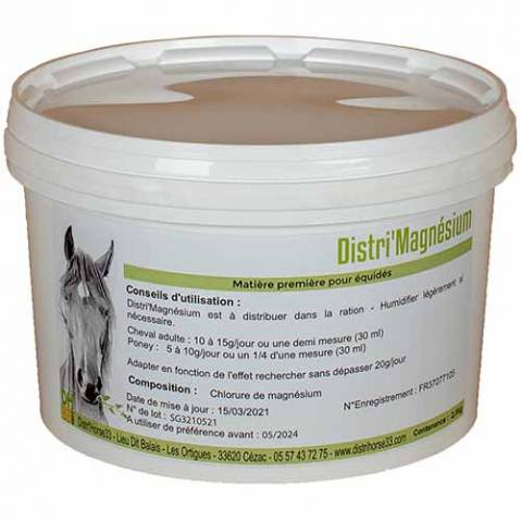 Distri'Magn&eacute;sium - Chlorure de magn&eacute;sium cheval