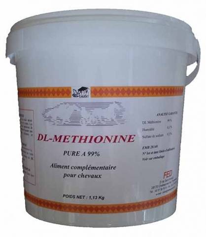 DL METHIONINE PURE - Acides Aminés Cheval