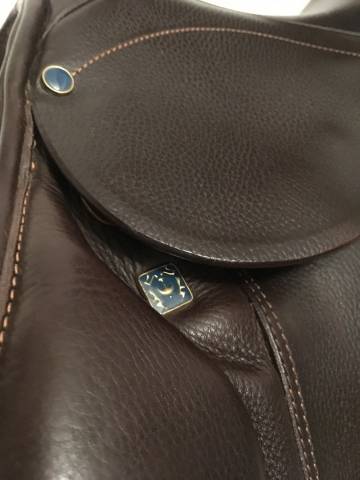 Selle Stubben CSO modèle "Edelweiss" 17,5