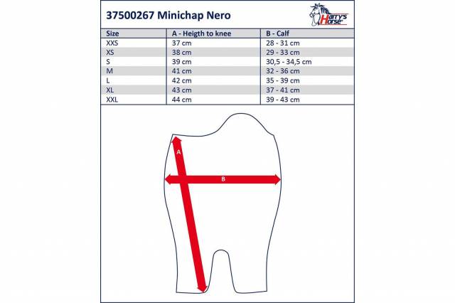 Mini chaps en cuir synthétique de chez harrys Horse