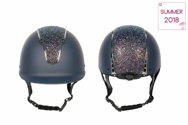 Casque D'équitation Harry's Horse Cervin Sparkle - Taille 59-61 Cm, Noir-argenté - 6