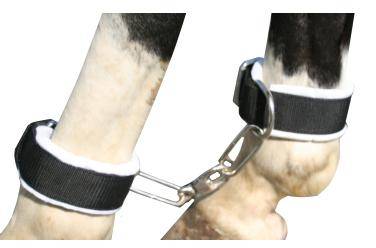 Entraves en nylon doubl&eacute; en faux mouton