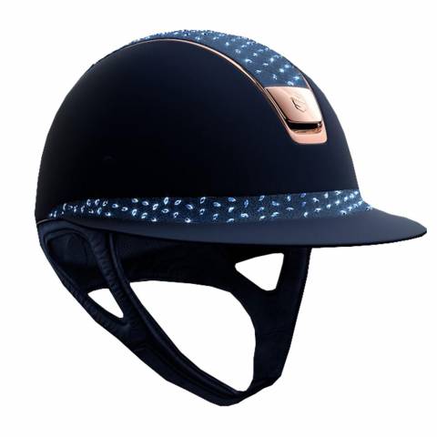 Casque Samshield Miss Shield Shadowmatt Crystal Comet Bleu Aquamarine