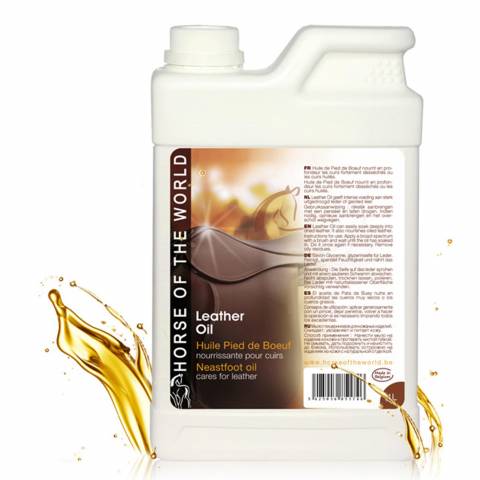Huile pied de boeuf nourissant pour les cuirs - Horse of the World