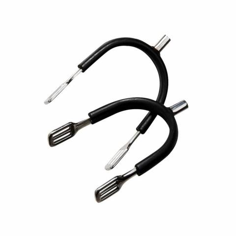 Eperons Prince de Galles Feeling en inox gainé caoutchouc