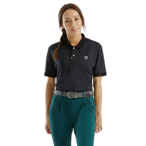 Polo Unisex Atlas Horse Pilot - Black