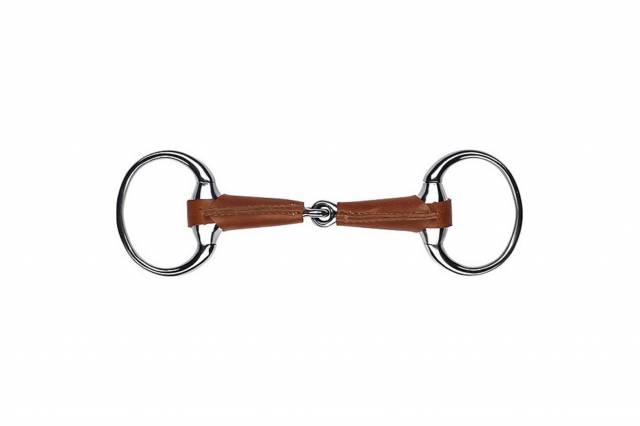 Mors olive gainé en cuir - Feeling