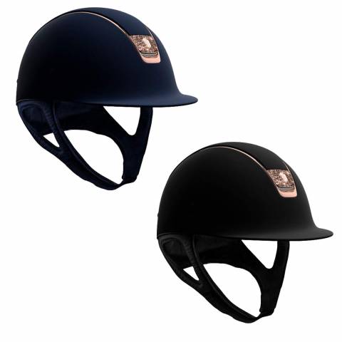 Casque Samshield Shadowmatt avec blason Crystal Fabric Rose Gold