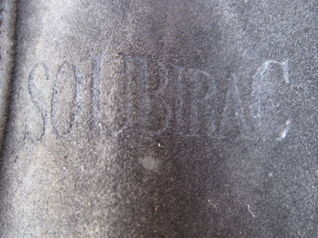 Mini chaps noires en cuir T3