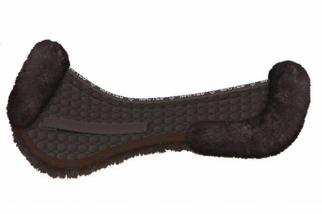 Amortisseur en véritable mouton pour selle dressage - Mattes