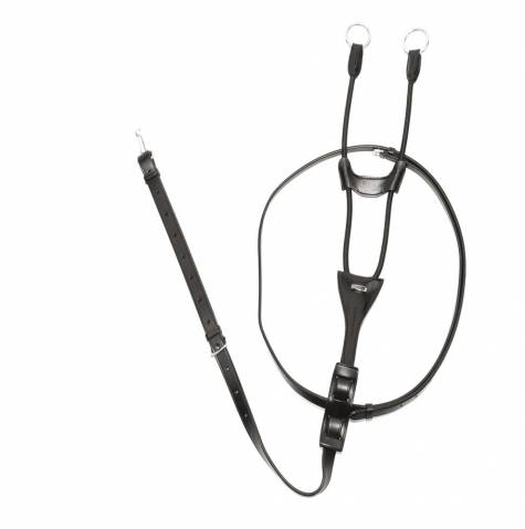 Martingale à anneaux Mélanie en cuir